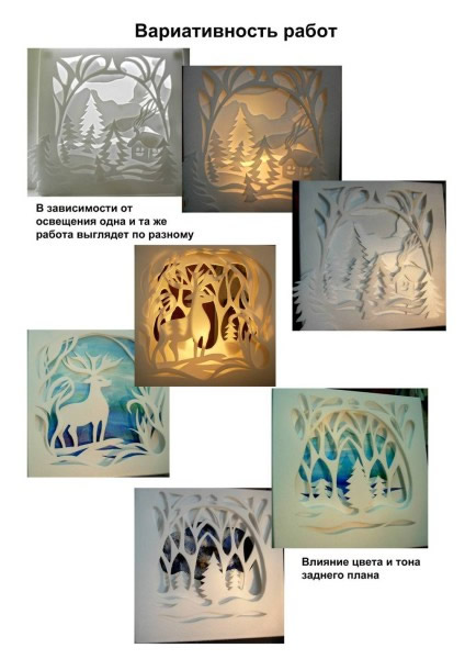 Прорезной рельеф на примерах