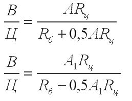 Формула расхода материалов на 1м3 бетона
