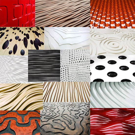 Разнообразие 3д панелей