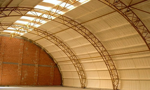 Ангар, утепленный пенополиуретаном