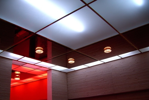 Вариант применения кассетных потолков