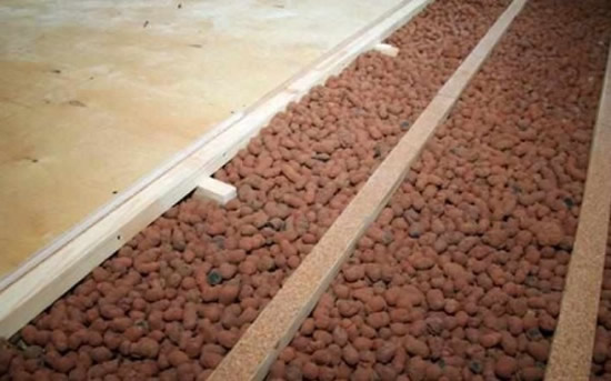 Утепление керамзитом