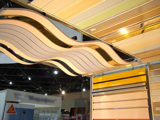 Волнообразные алюминиевые рейки