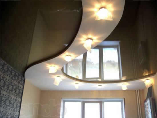 ПВХ пленка в отделке потолка