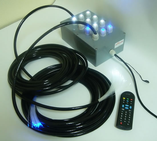 Оптическое волокно и звёзды на потолке